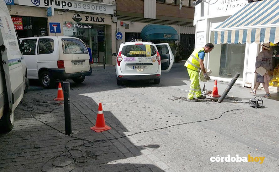 obras en la calle