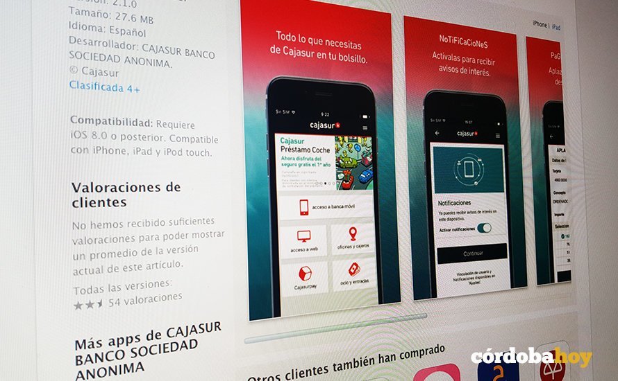 La Banca Móvil de Cajasur