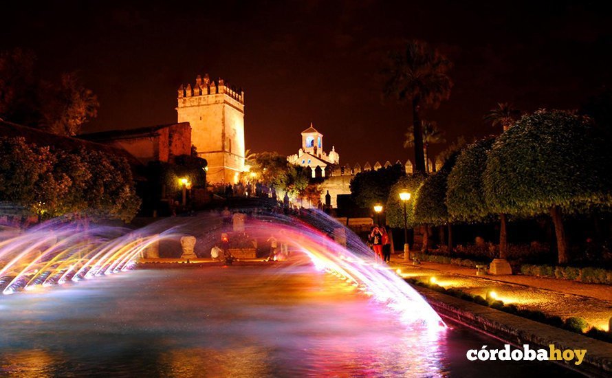 Espectáculo de luz y sonido en el Alcázar de los Reyes Cristianos