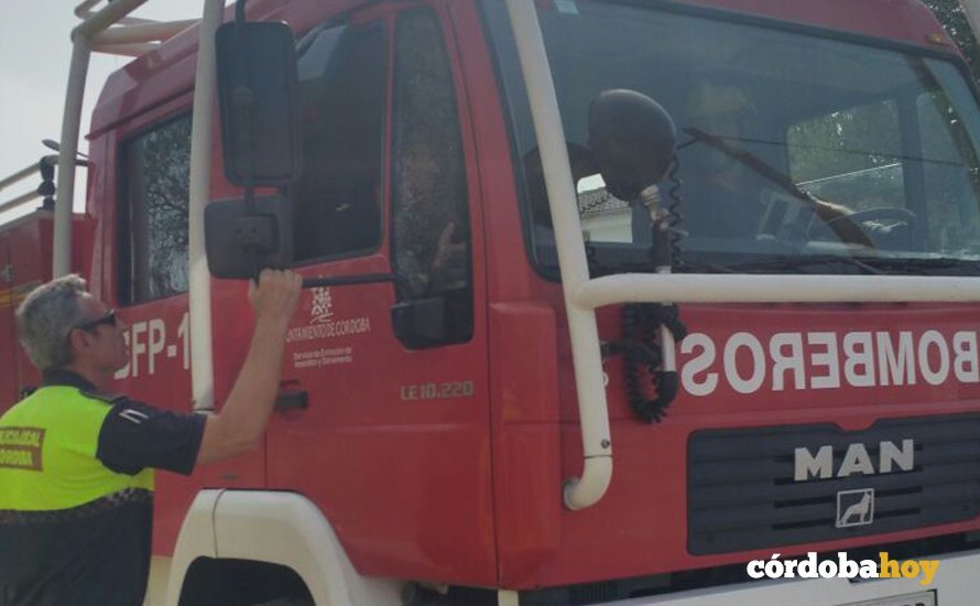 Fuego en Alcolea