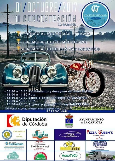 Cartel de clásico en La Carlota