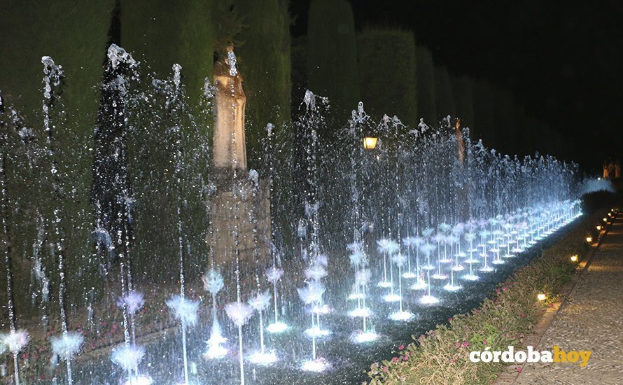 Espectáculo de luz y sonido en el Alcázar de los Reyes Cristianos