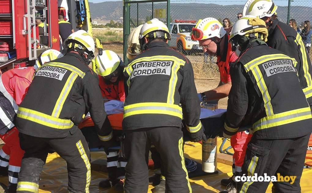 Simulacro de accidente en el Aeropuerto 1