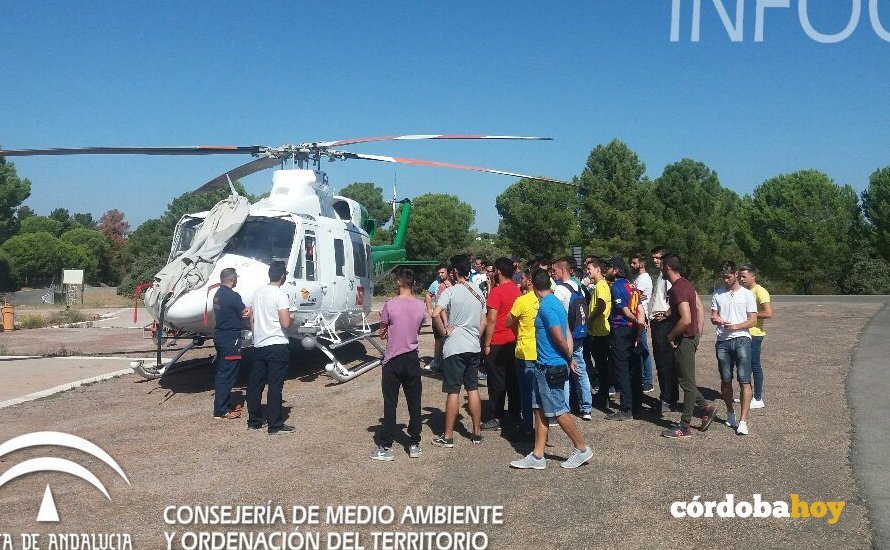 visita de alumnos al Infoca