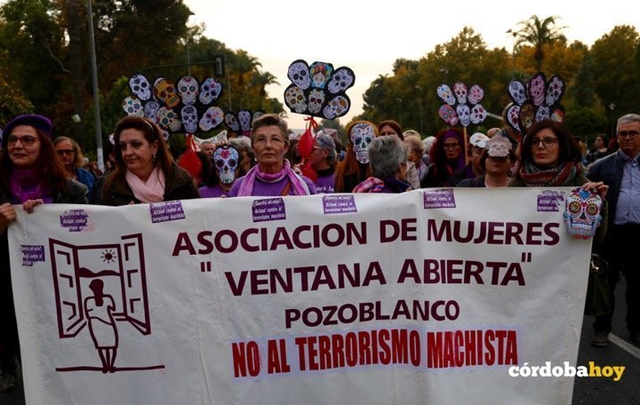 Manifestación contra la violencia de género