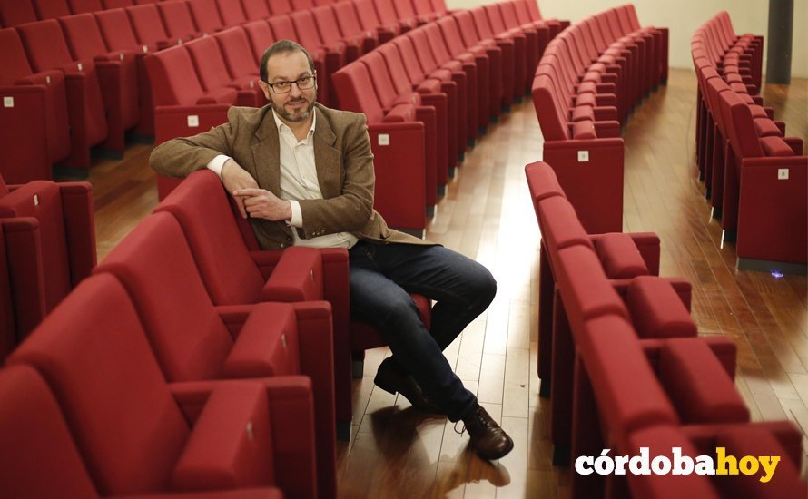 CORDOBA. 18/01/2018. ENTREVISTA A DAVID LUQUE EN EL TEATRO GONGORA. FOTO: ROLDAN SERRANO. CORDOBA HOY.
