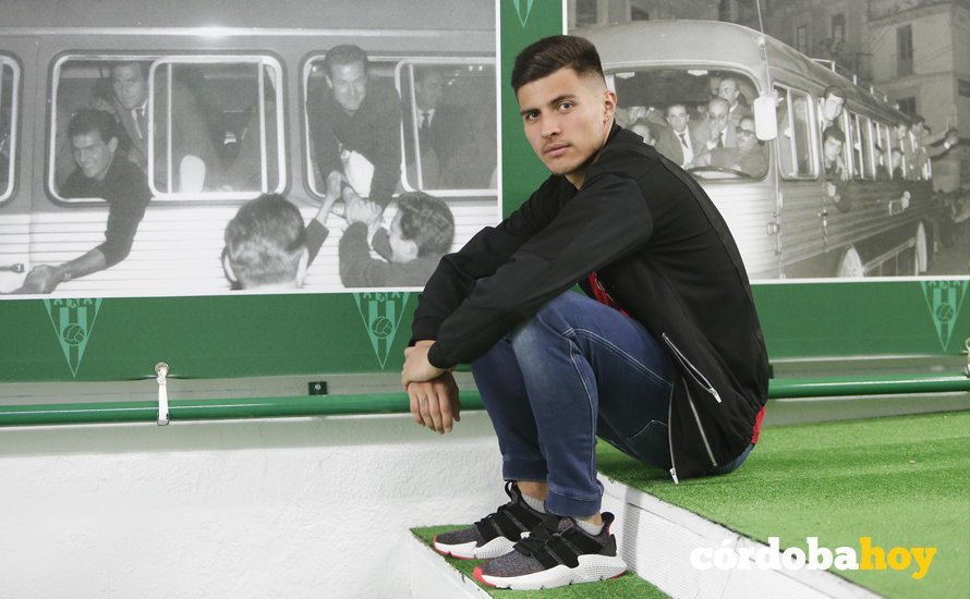 CORDOBA. 08/03/2018. ENTREVISTA A JUANJO NARVAEZ JUGADOR DEL CORDOBA CF EN EL ARCANGEL. FOTO: ROLDAN SERRANO. CORDOBA HOY.