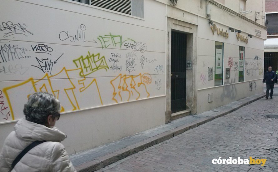 Pintadas de nuevo en el centro