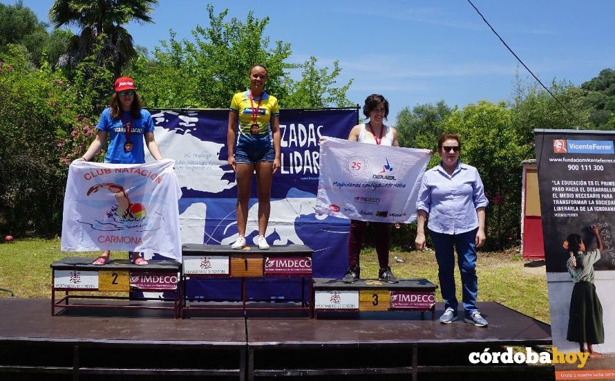 brazadas solidarias en San Rafael de Navallana 2