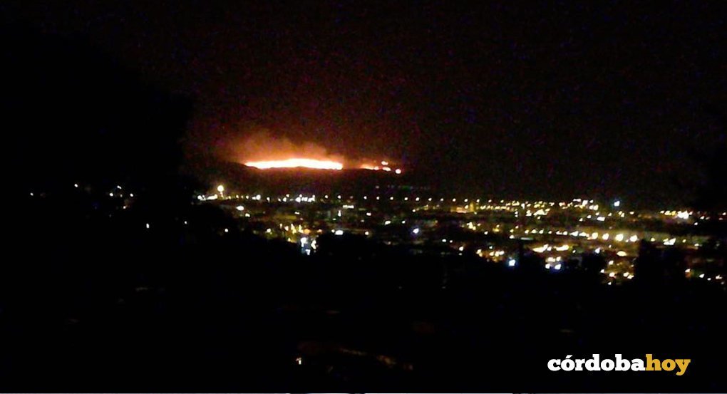 Fuego en la zona de Torre la Barca