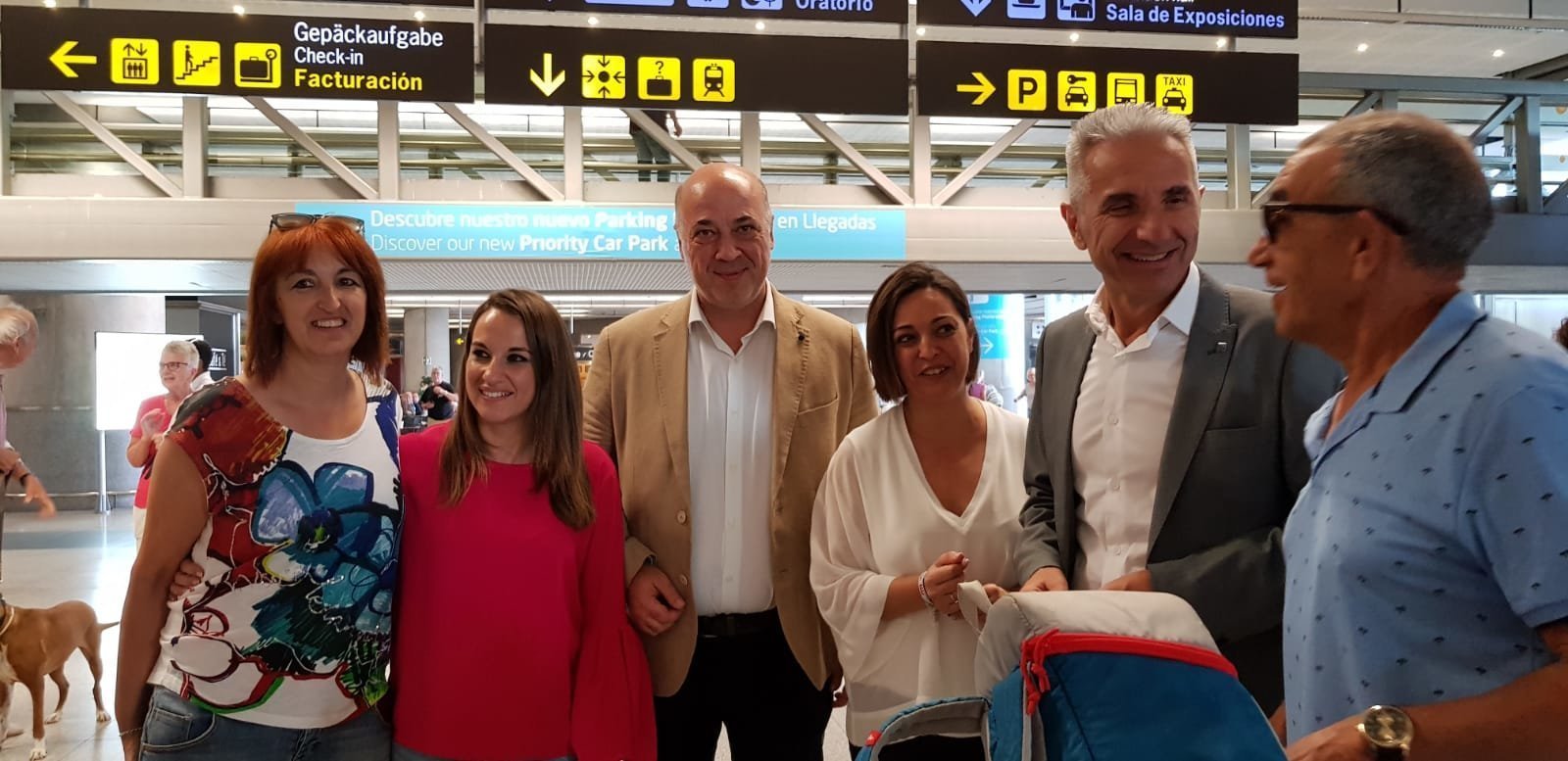 La delegación cordobesa llega a España