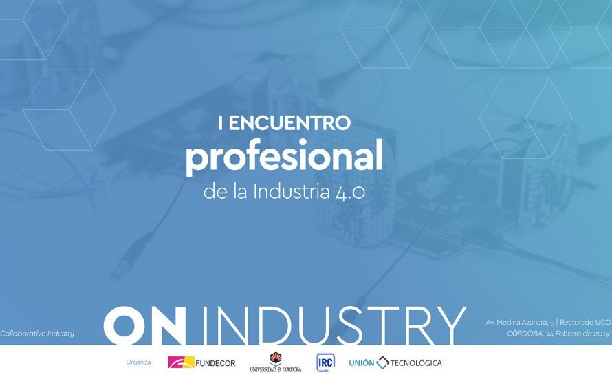 Cartel del encuentro On Indystry que se celebraráen Córdoba el 14 de febrero