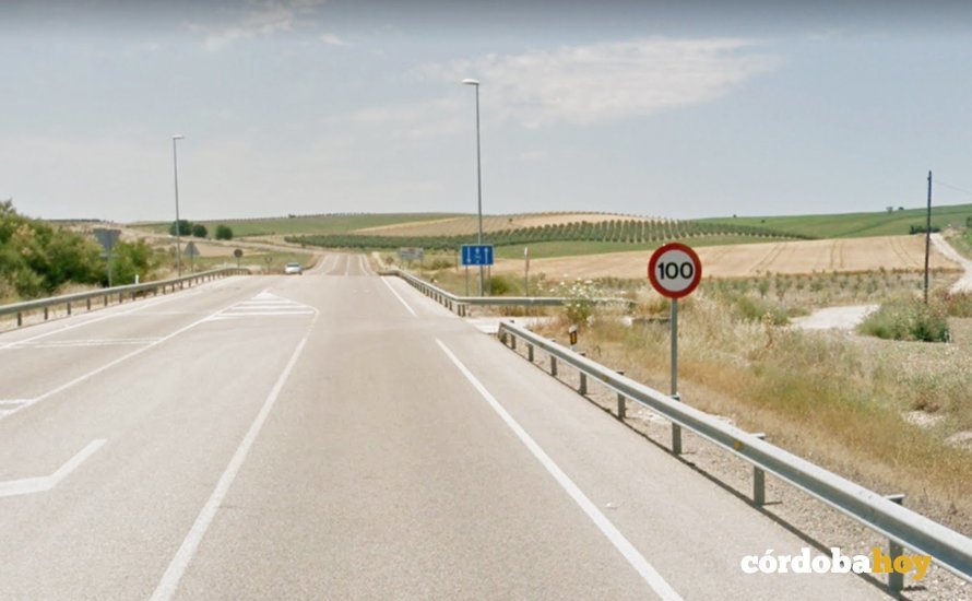 Antigua limitación a 100 en la N-331 de la provincia de Córdoba