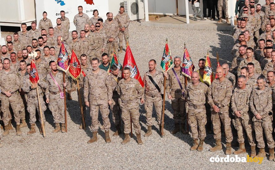 Visita del rey a las tropas españolas en Irak 6