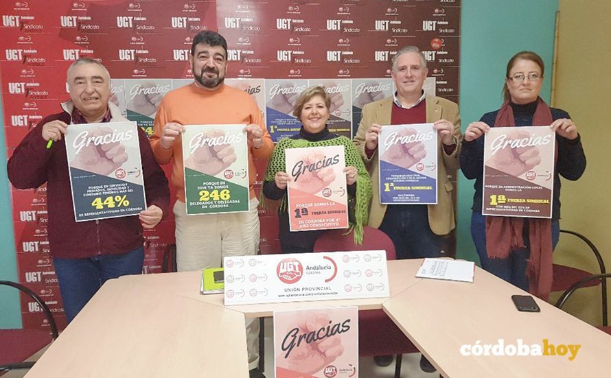 Presentación de UGT como primera fuerza sindical en 2018