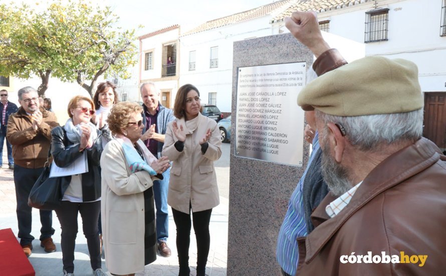 Acto por la Memoria Histórica en Santa Cruz