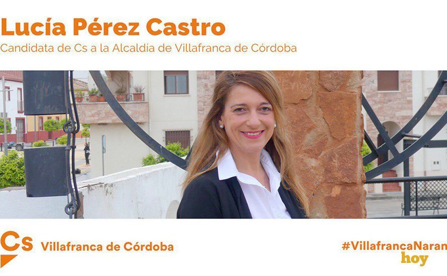  Lucía Pérez Castro condidata de Ciudadanos en Villafranca