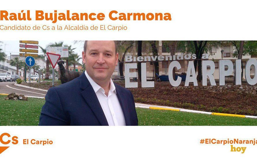 Raúl Bujalance Carmonas, candidato de Ciudadanos en El Carpio