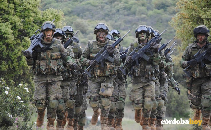 Miembros de la Brigada cordobesa de maniobras