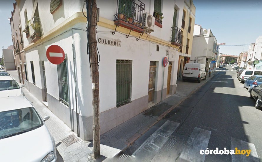 Captura de pantalla de la calle Colombia