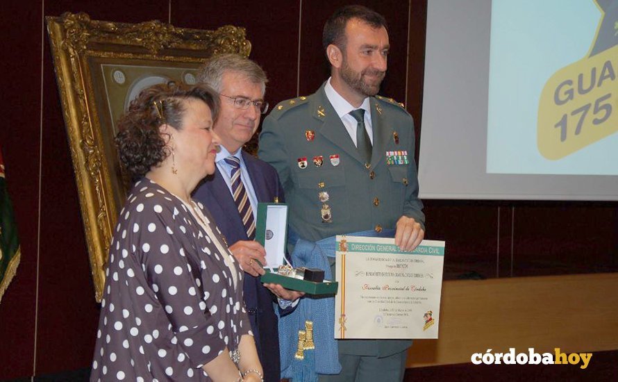 Celebración del aniversario de la Guardia Civil en el Rectorado de la UCO