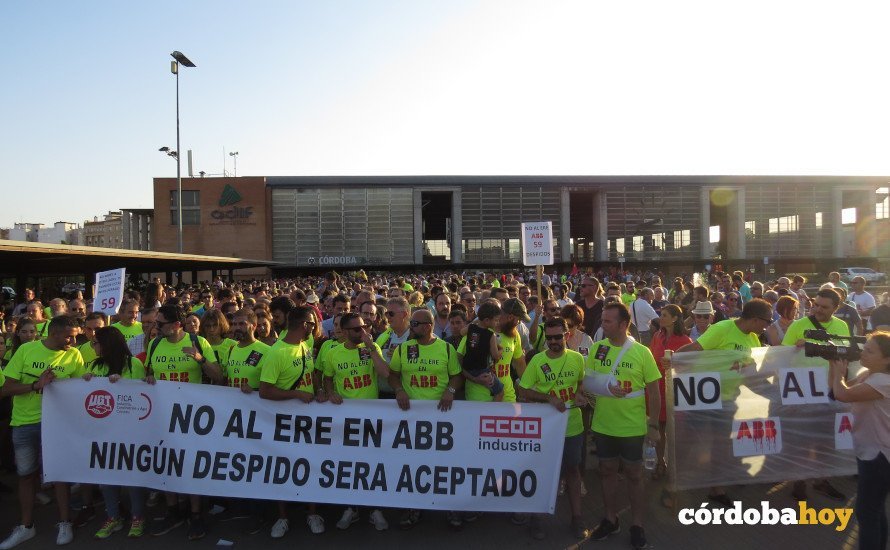 Manifestación de ABB