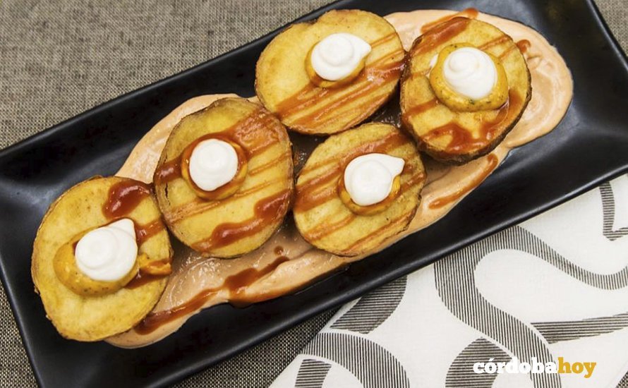 Patatas Bravas del restarante Marídame