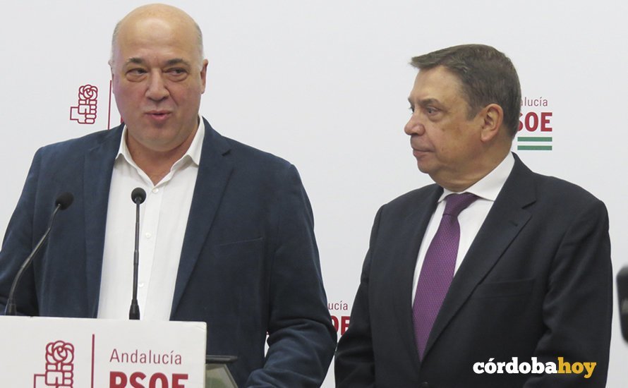 Antonio Ruiz con Luis Planas