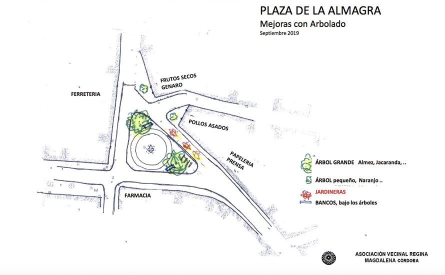 Arbolado de la Plaza de Almagra
