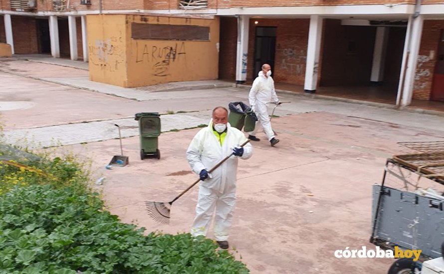 Sadeco desinfecta barrios marginales de la ciudad