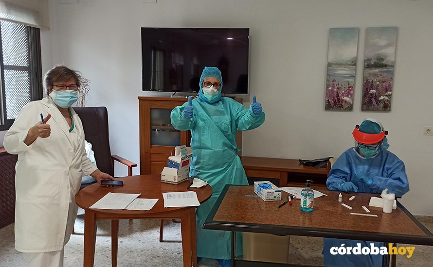 Test rápidos en residencia de los Dolores