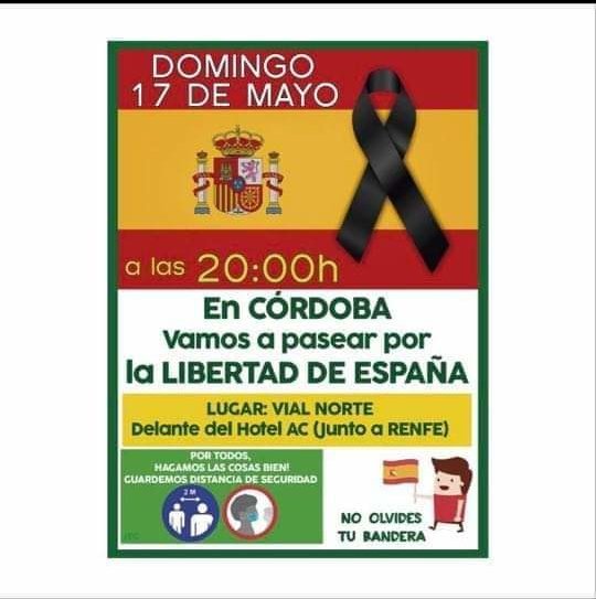 Cartel de la convocatoria para la cacerolada