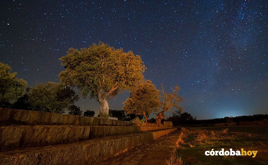 Cielo sobre la ermita Divina Pastora de Villaralto