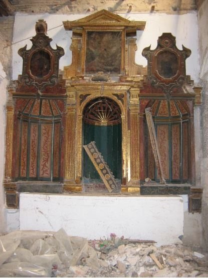 Retablo de la capilla de Jesús Nazareno en la Iglesia de la Asuncion de Santaella