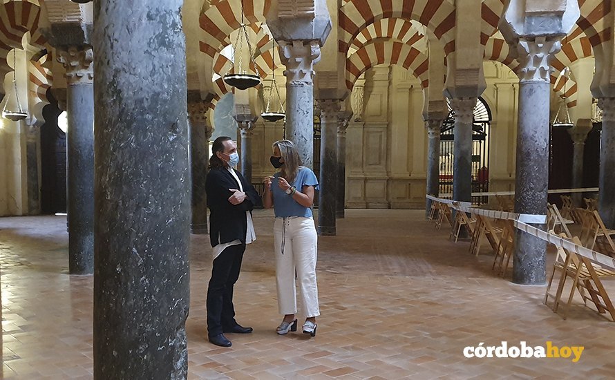 Vicente Amigo e Isabel Albás en la Mezquita-Catedral