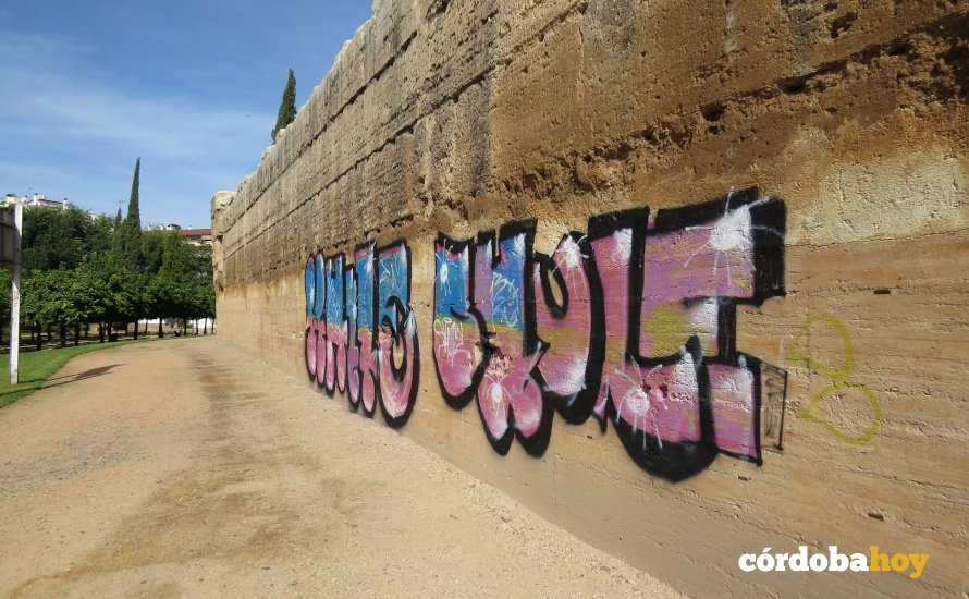 Pintada en la muralla del Marrubial 3