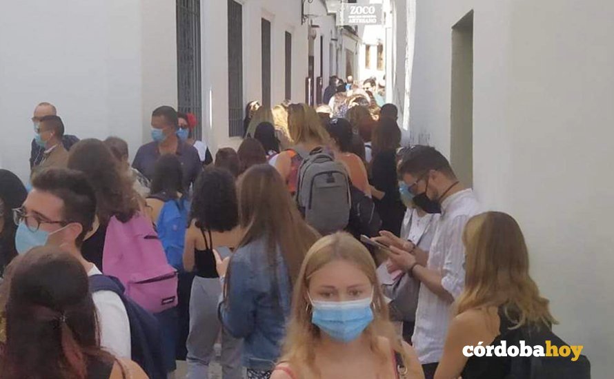 Aspecto de una de las calles de la Judería el pasado fin de semana