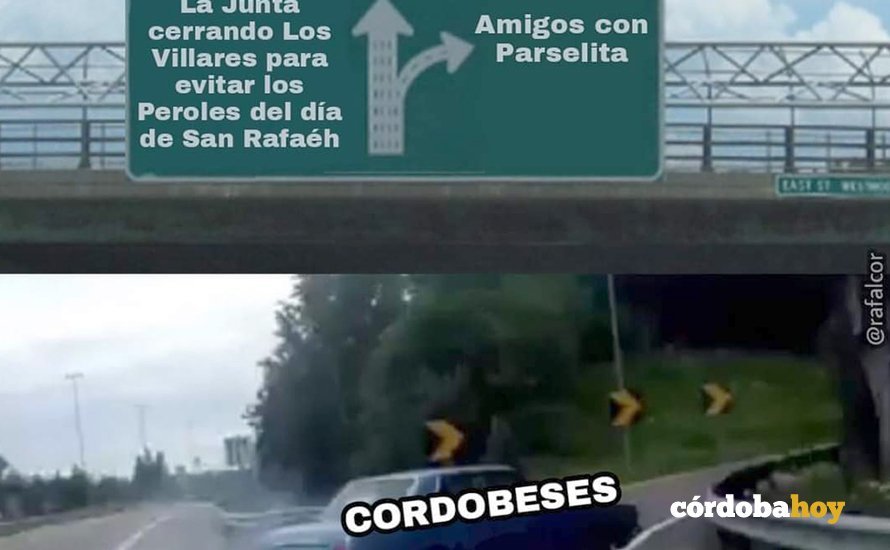 'Meme' sobre San Rafael