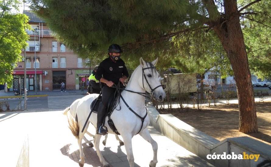 Agente de la Policía Local a caballo