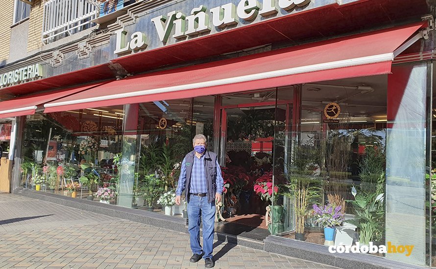 Rafael Serrano Moreno, de la Floristería La Viñuela