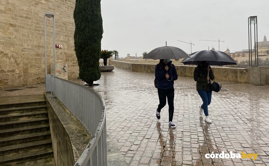 Lluvia en Córdoba, en una imagen de archivo