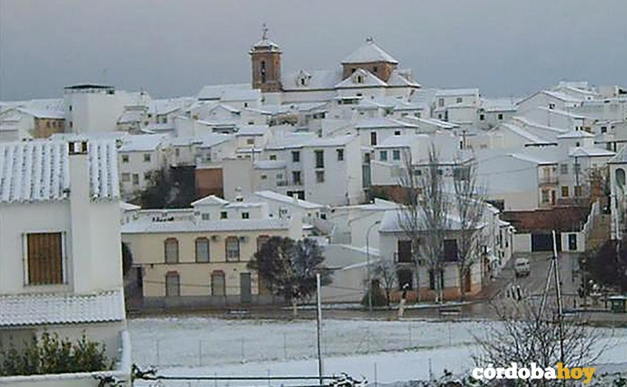 Palenciana con nieve. FOTO: ELTIEMPO.ES