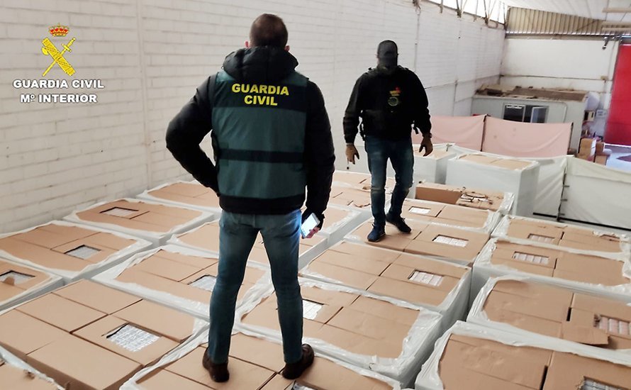 Operación 'Sanforo' de la Guardia Civil contra el tabaco ilegal