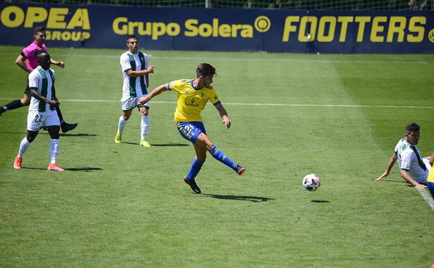 Partido entre el Cádiz B y el Córdoba CF FOTO @Cadiz_CFCantera