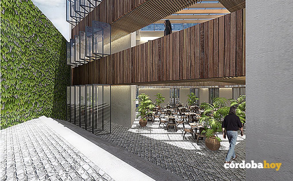 Fachada del nuevo espacio de ocio que se quiere levantar en Cruz del Rastro FOTO GÓMEZ & RIVERO