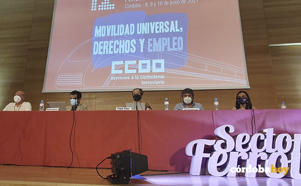 Congreso del sector ferroviario de CCOO en Córdoba