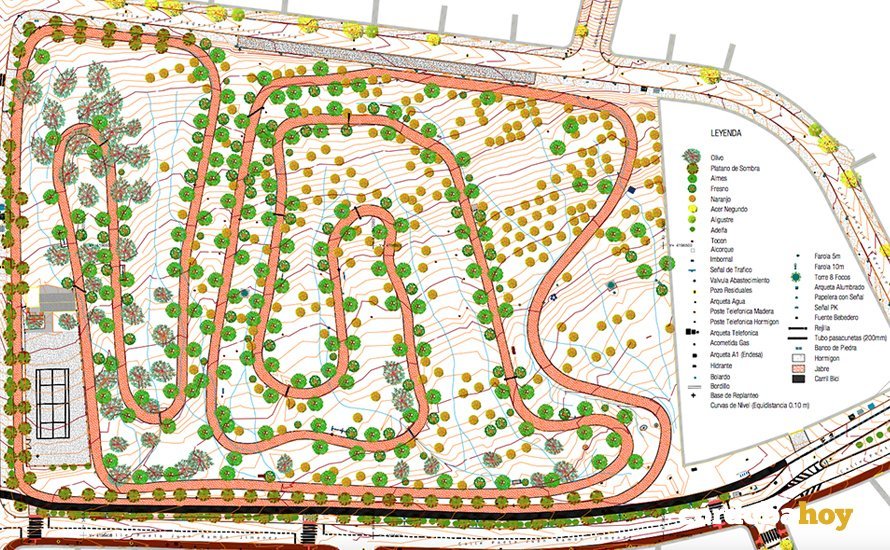 Mejora del circuito deportivo de El Tablero