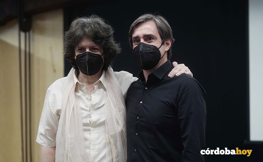Juan Manuel Cañizares y Carlos Domínguez Nieto en la presentación del concierto inaugural