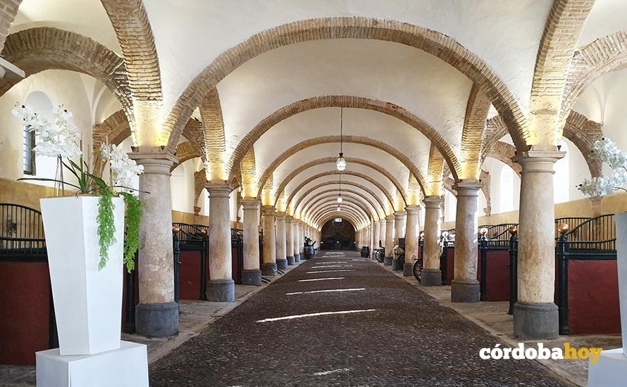 Interior de las Caballerizas Reales