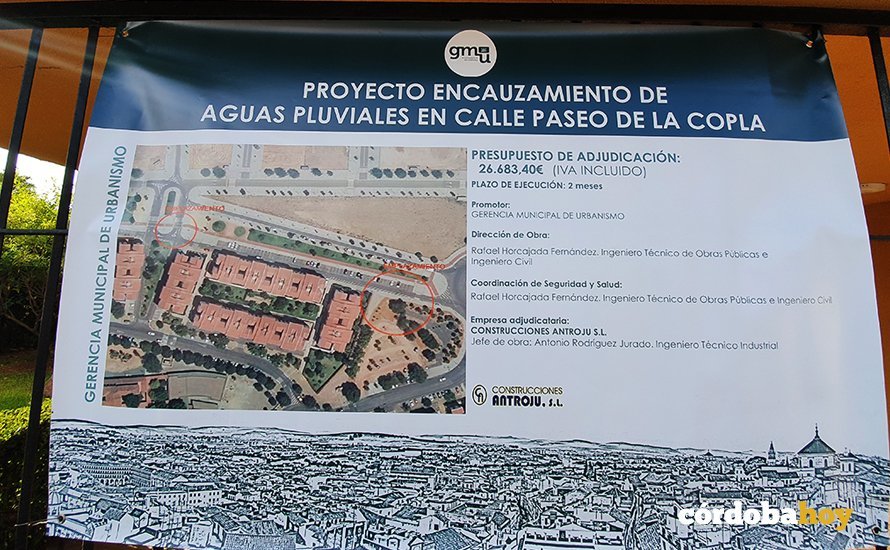 Obras en el Paseo de la Copla
